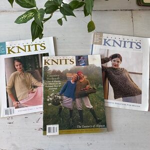 Interweave Knits Magazine Collection - 2000 & 2003 Issues